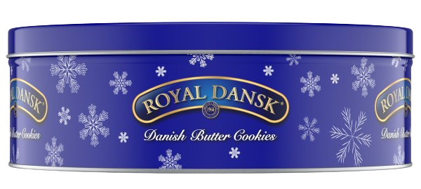 Snowflake Tin - Danish Butter Cookies