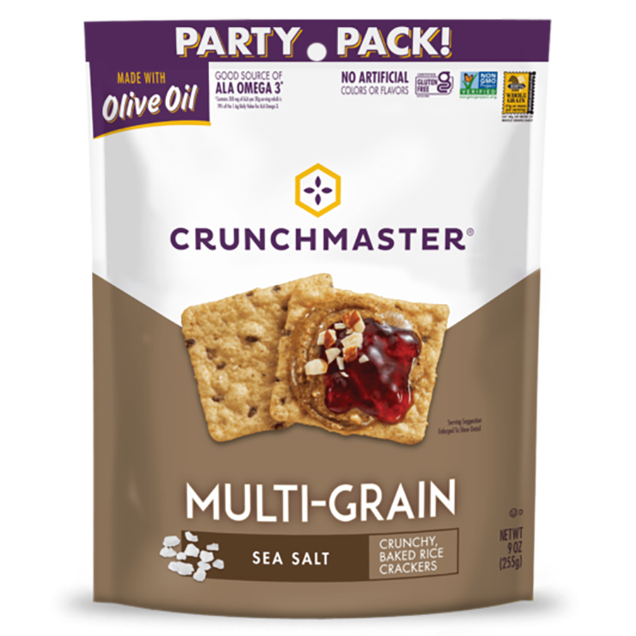 Gluten-Free Multi-Grain Sea Salt Cracker Party Pack