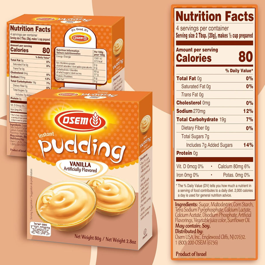 Vanilla Pudding Mix