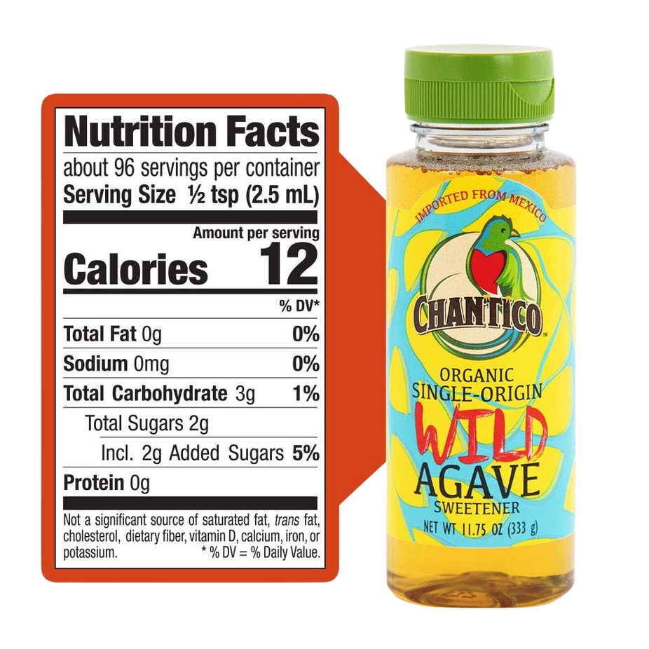 Organic Wild Agave Syrup Sweetener