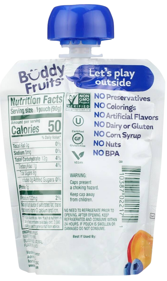 Blueberry, Sweet Potato & Apple Pouches (4 CT)