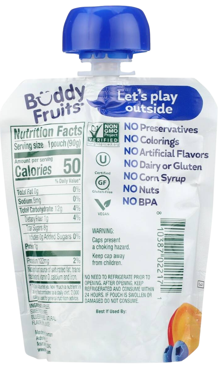 Blueberry, Sweet Potato & Apple Pouches (4 CT)