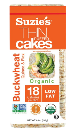 Buckwheat Quinoa & Flax Thin Cakes