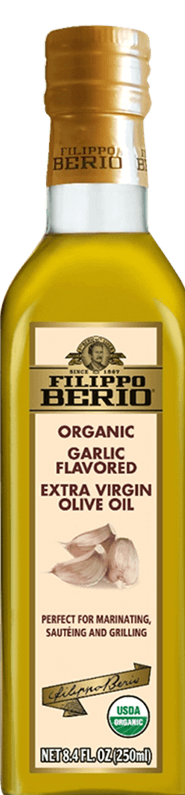 Organic Garlic Flavored Extra Virgin Olive Oil
