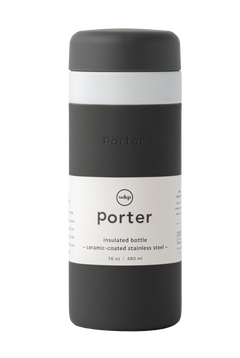 Insulated Ceramic Bottle 16oz -Black