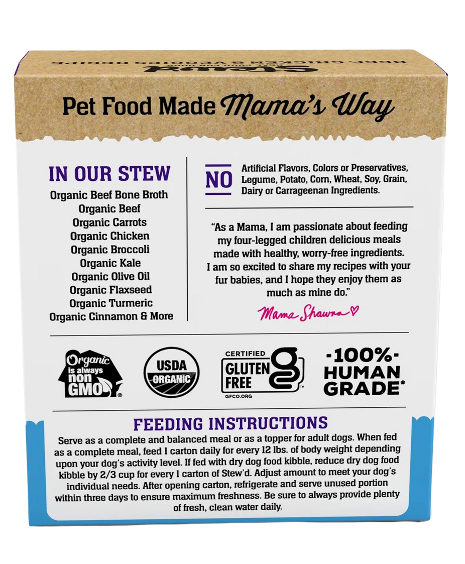 Beef, Chicken & Veggie Dog Food (6 Pack)