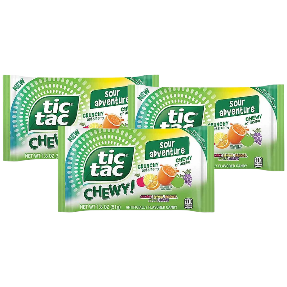 Chewy Sour Adventure Flavored Candy (3CT)