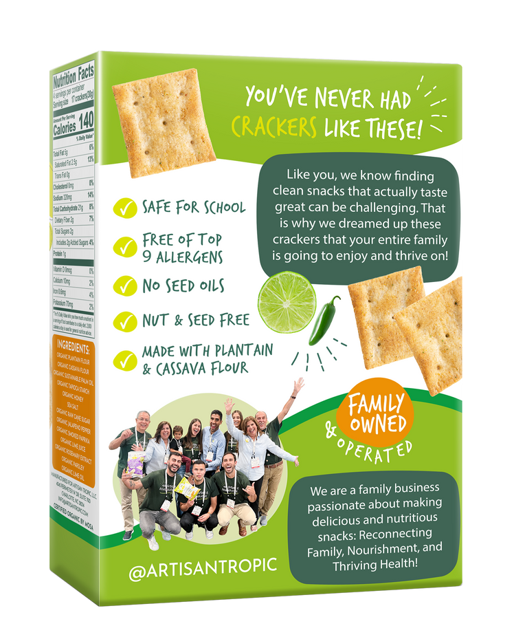 Chile Lime Grain-Free Crackers