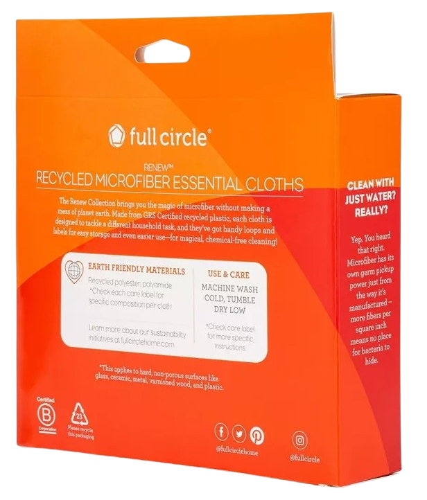 Cloths Microfiber - Multi Color - (5 CT)