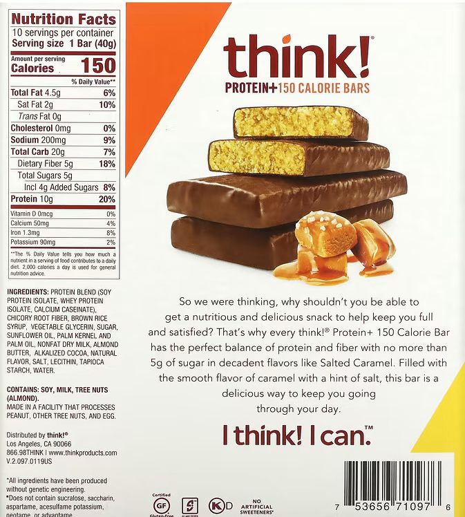 Salted Caramel Protein Bars (5 CT)