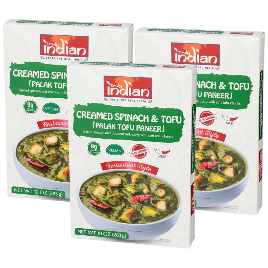 Creamy Spinach Tofu Curry Entree (3CT)