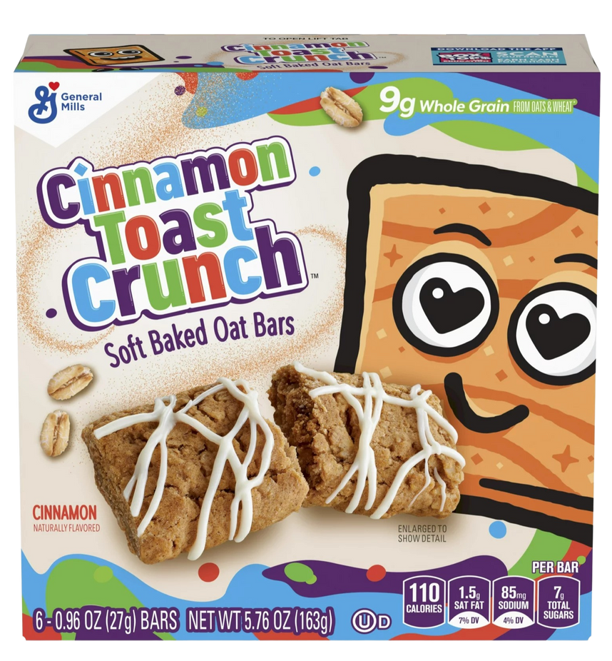 Cinnamon Toast Crunch Soft Baked Oat Bars (6 Bars)