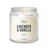 Lavender & Vanilla Soy Candle Wooden Lid