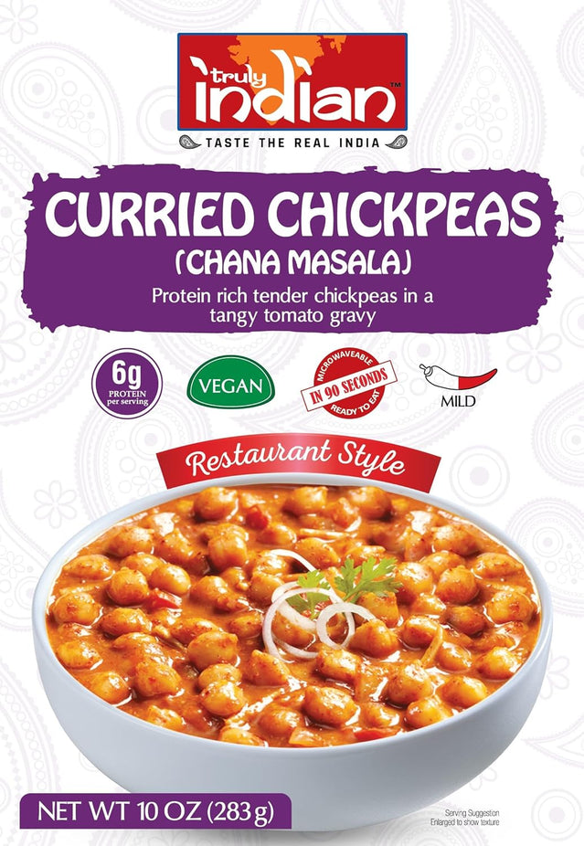 Curried Chickpeas Entree (3CT)