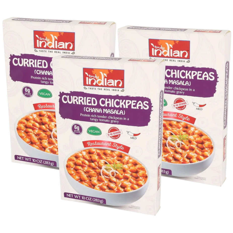 Curried Chickpeas Entree (3CT)