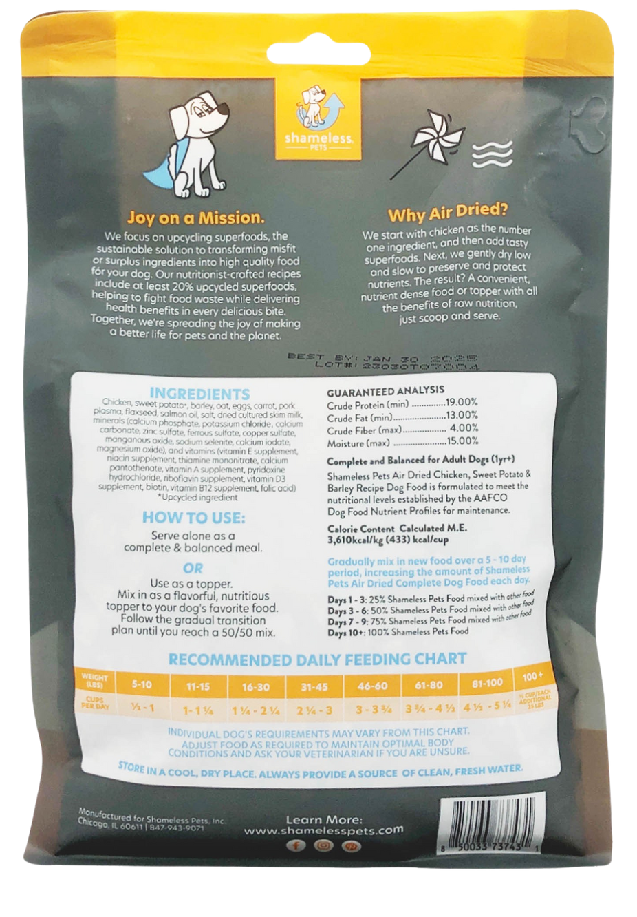 Sweet Hensations Air Dried Dog Food & Topper