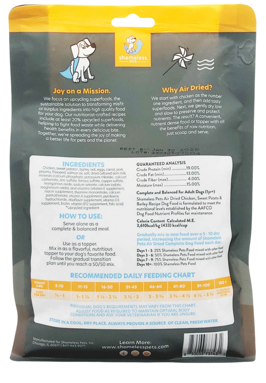 Sweet Hensations Air Dried Dog Food & Topper