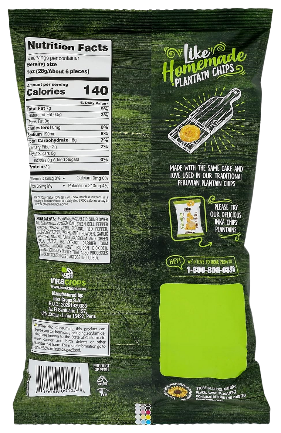 Jalapeno Tostones Chips