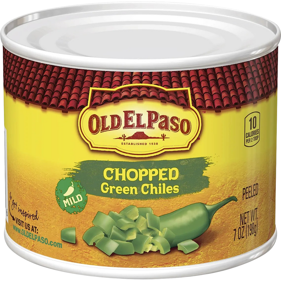 Chopped Green Chiles - Mild