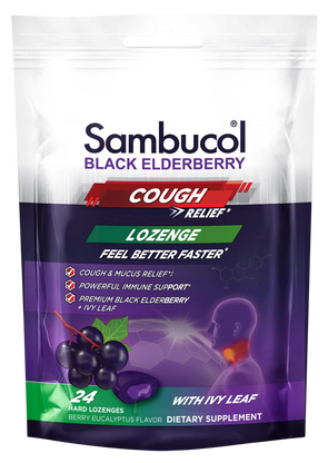 Black Elderberry Cough Relief Lozenge (24 CT)