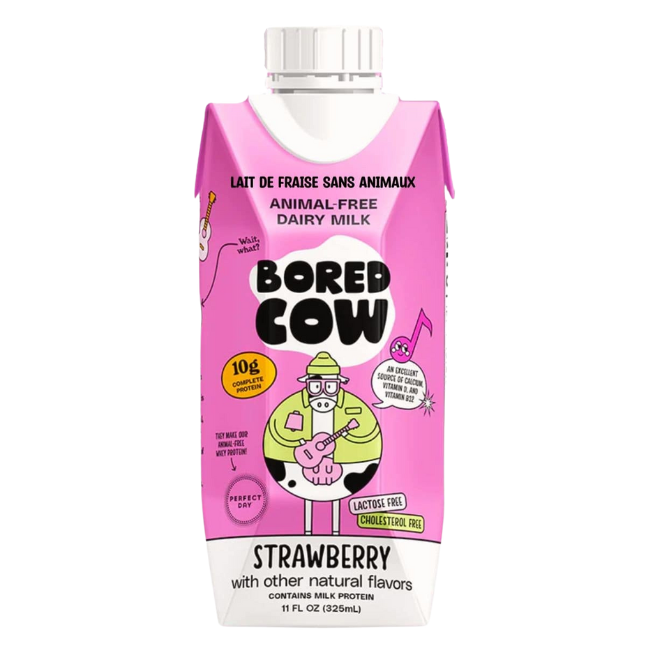 Animal-Free Dairy Strawberry Milk (12 Pack)