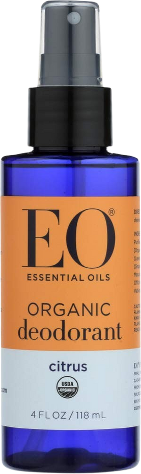 Organic Deodorant Citrus Spray