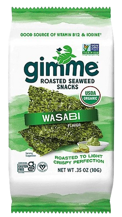 Organic Wasabi Roasted Seaweed Snack