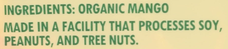 Organic Mango Halves Dried Fruit
