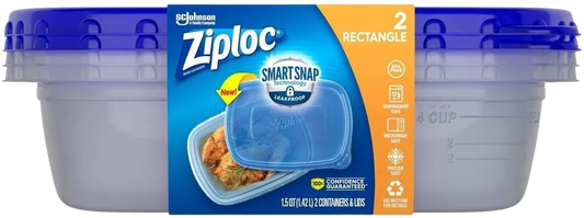 Smartsnap 2 Rectangle Containers 1.5 QTs