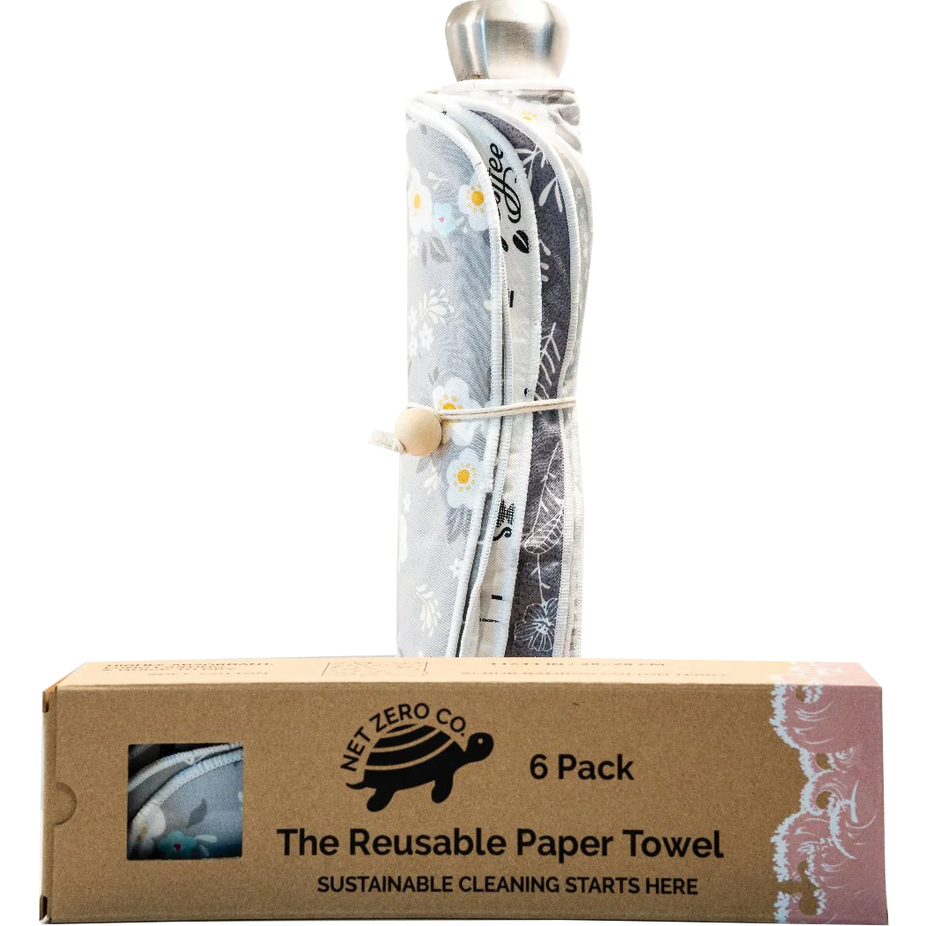 Reusable Kitchen Towels - 6 Pack of Wintertime