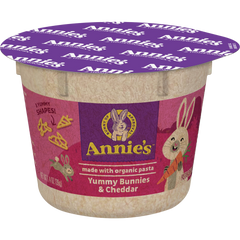 Yummy Bunnies & Cheddar Microwavable Mac & Cheese Cups