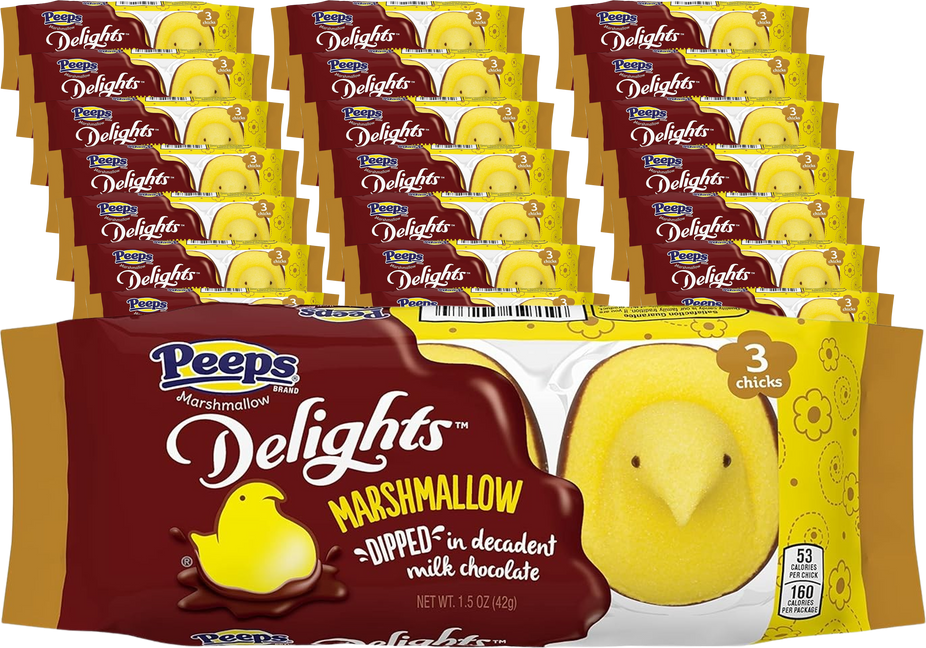 Yellow Chicks Dipped in Milk Chocolate (24 Pack)