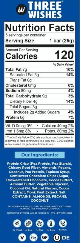 Chocolate Chip Grain-Free Granola Bars (5 CT)