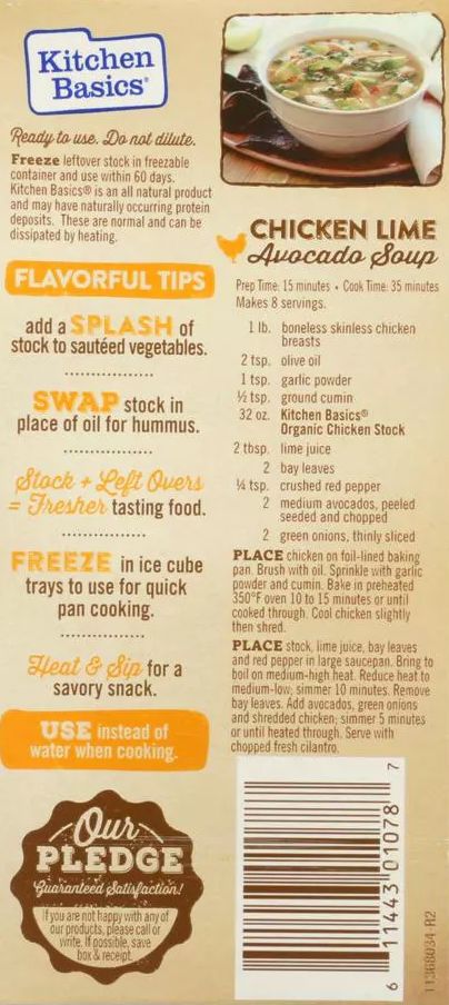 Free Range Organic Chicken Stock