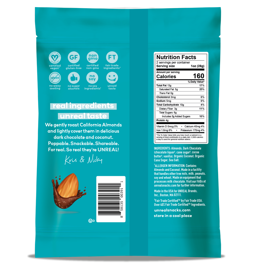 Dark Chocolate Coconut Almonds (9 Pack)