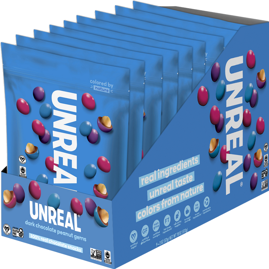 Dark Chocolate Peanut Gems (9 Pack)