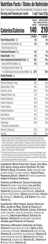 Sweetened Breakfast Cereal Family Size