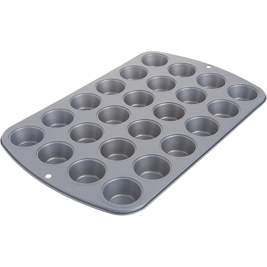 Recipe Right 24 Cup Mini Muffin Pan - Silver