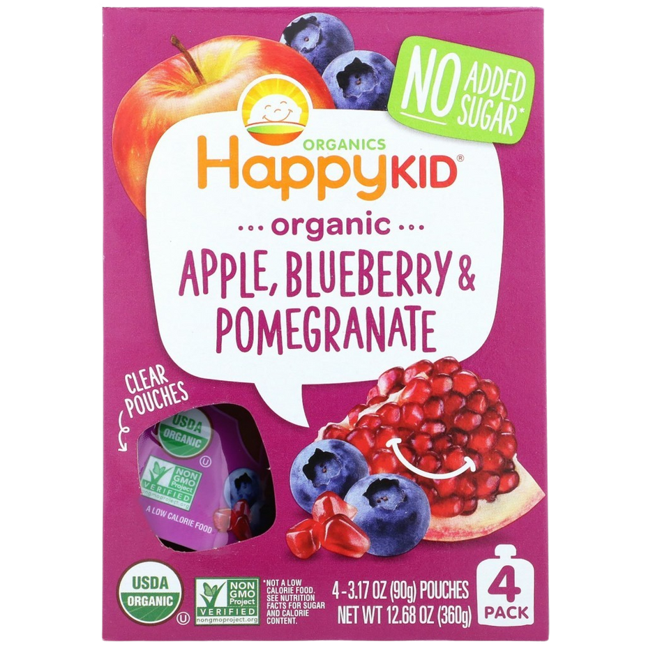 Organic Apple Blueberry & Pomegranate (4 Pack)