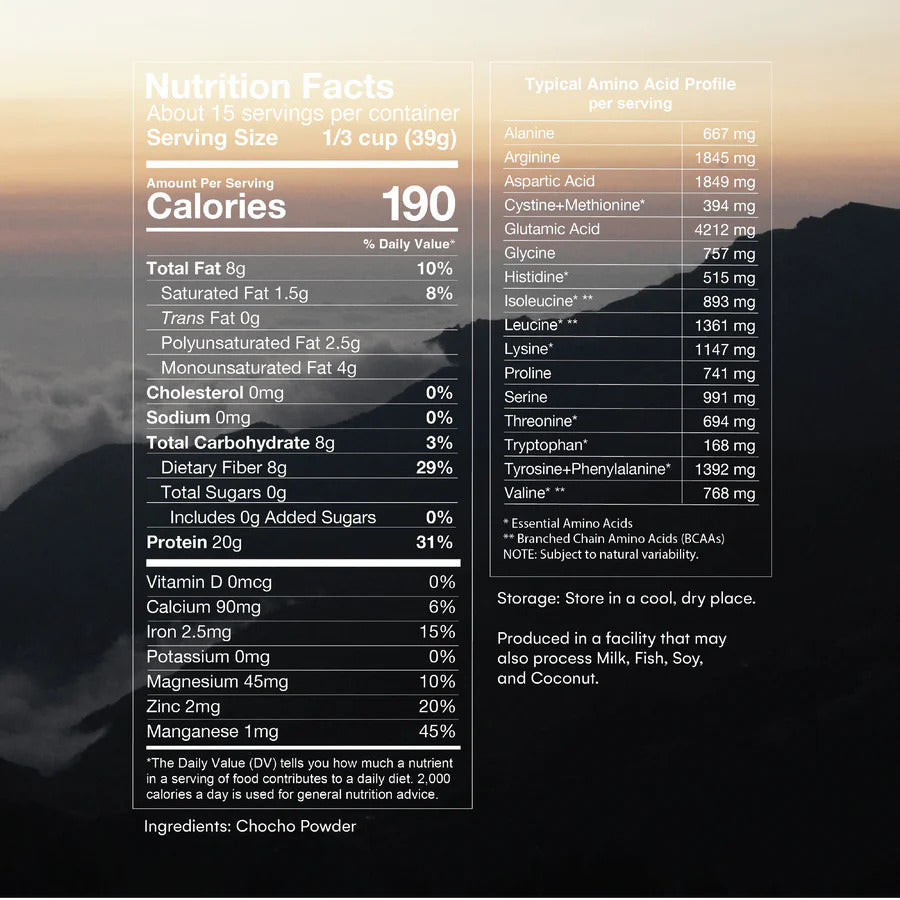 Pure Chocho Protein Powder