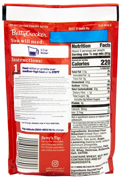 Pancake Waffle Mix Buttermilk