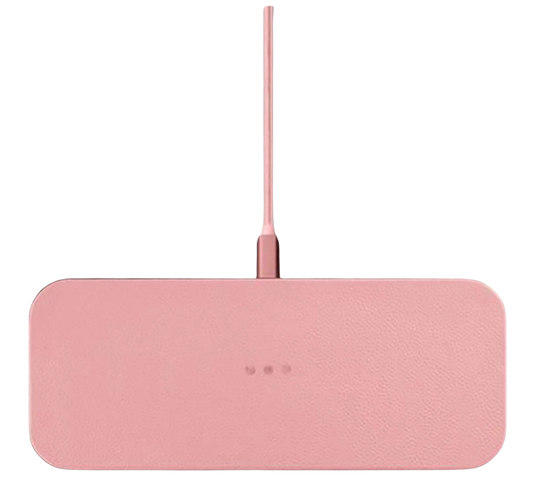 CATCH 2: Multi-Device Leather Charging Pad - Dusty Rose