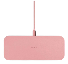 CATCH 2: Multi-Device Leather Charging Pad - Dusty Rose