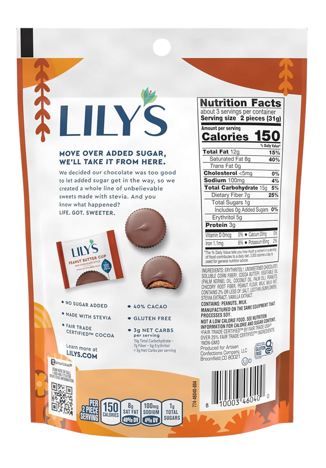 Milk Chocolate Style Peanut Butter Cups