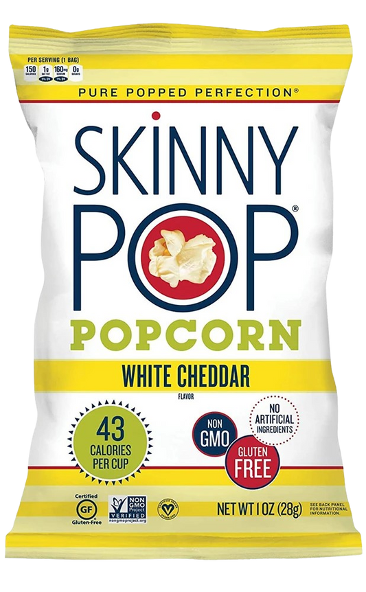 White Cheddar Popcorn Snack Bag