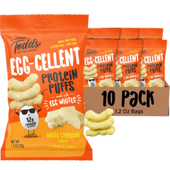 Egg-Cellent Protein Puffs - White Cheddar (10 Pack)