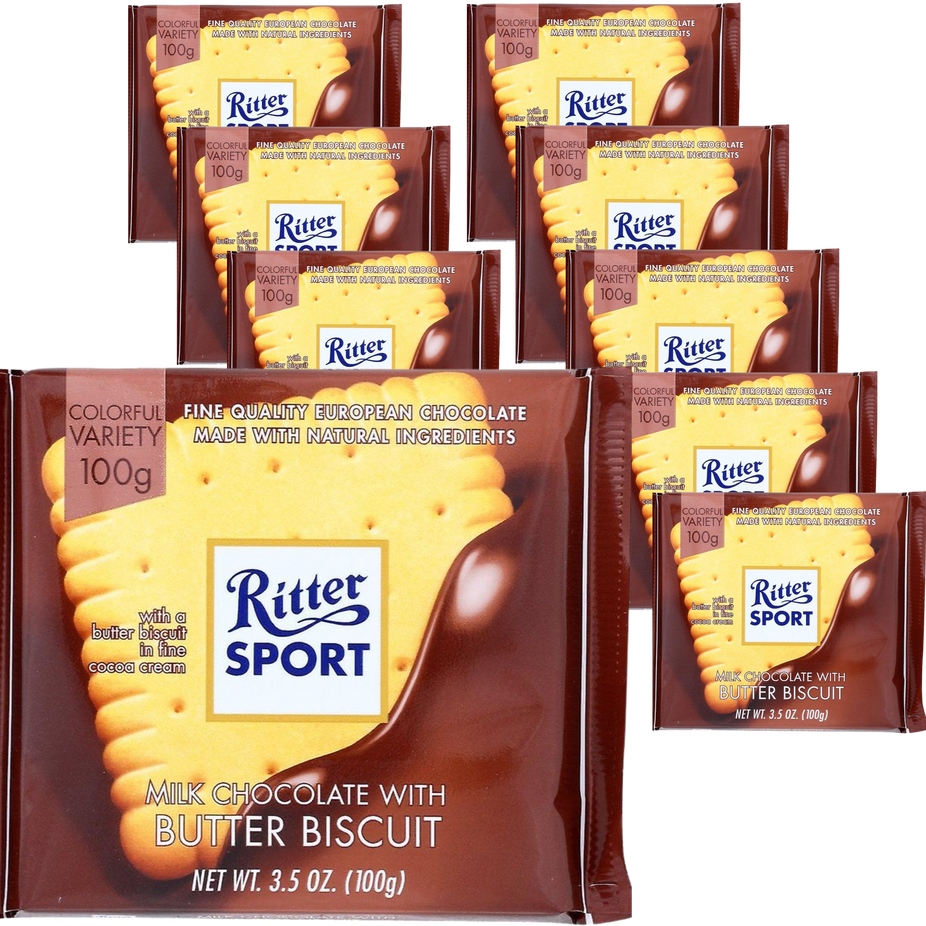 Milk Chocolate with Butter Biscuit Bar (11 Pack)