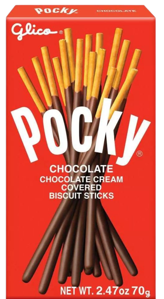 Pocky Chocolate Cream Biscuit Sticks (3 Pack)