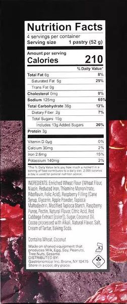 Toaster Pastries- Chocolate Raspberry