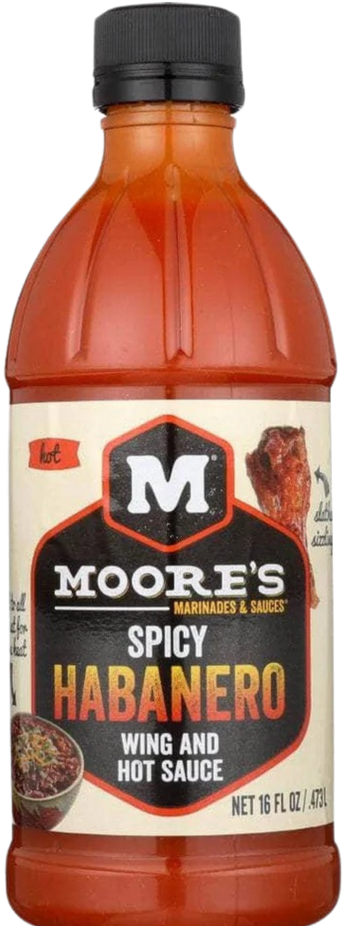 Spicy Habanero Wing and Hot Sauce